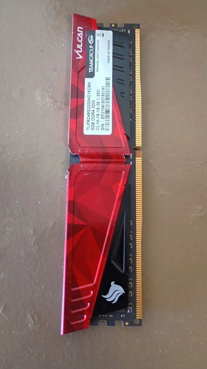 Memória ddr4 8GB 3200 teamgroup