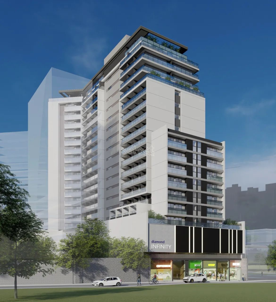 Studio de 1 quarto garden a venda no centro Diamond Infinity - Foto 3