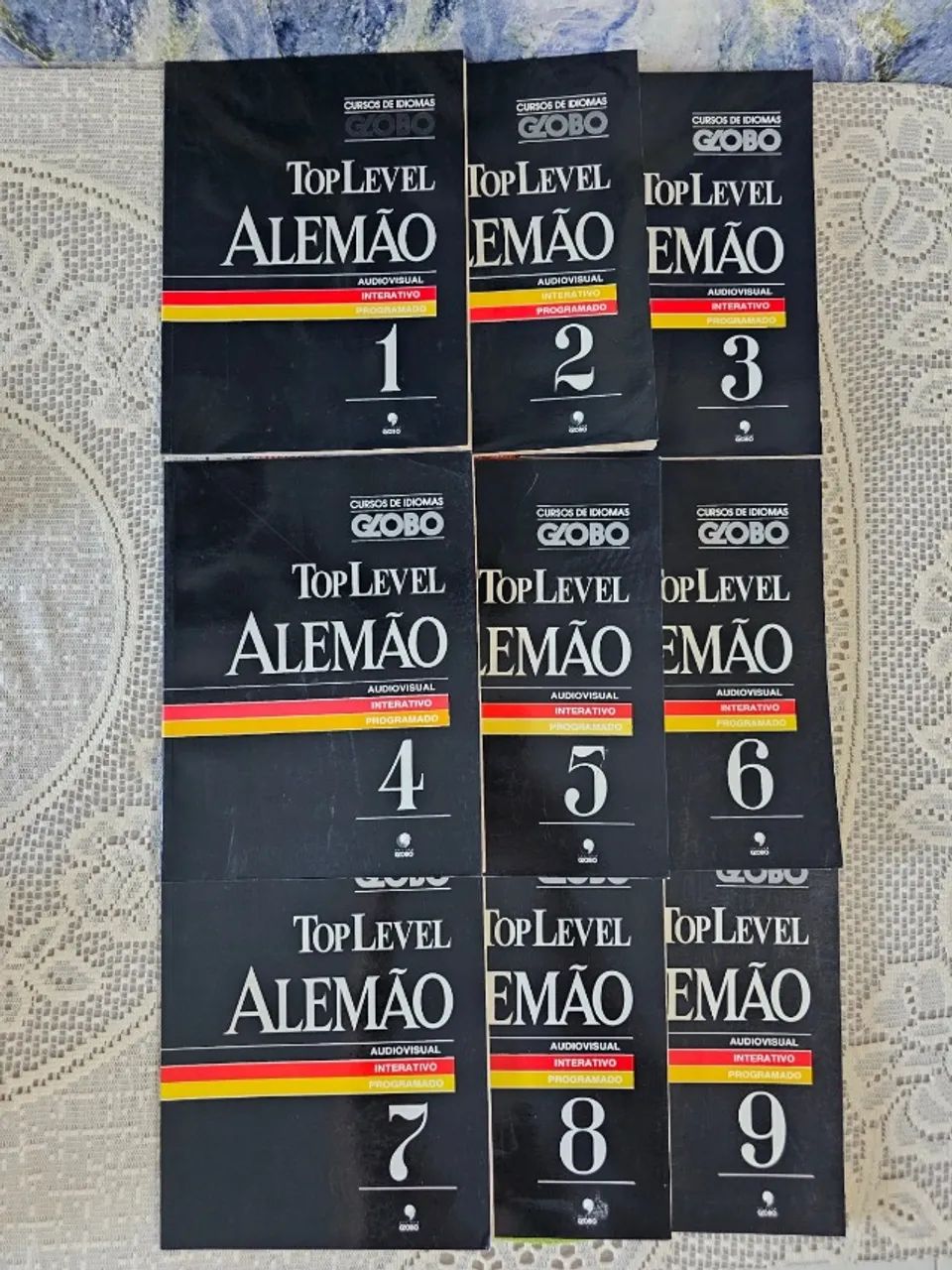 Coleção do curso de idiomas Globo de Alemão