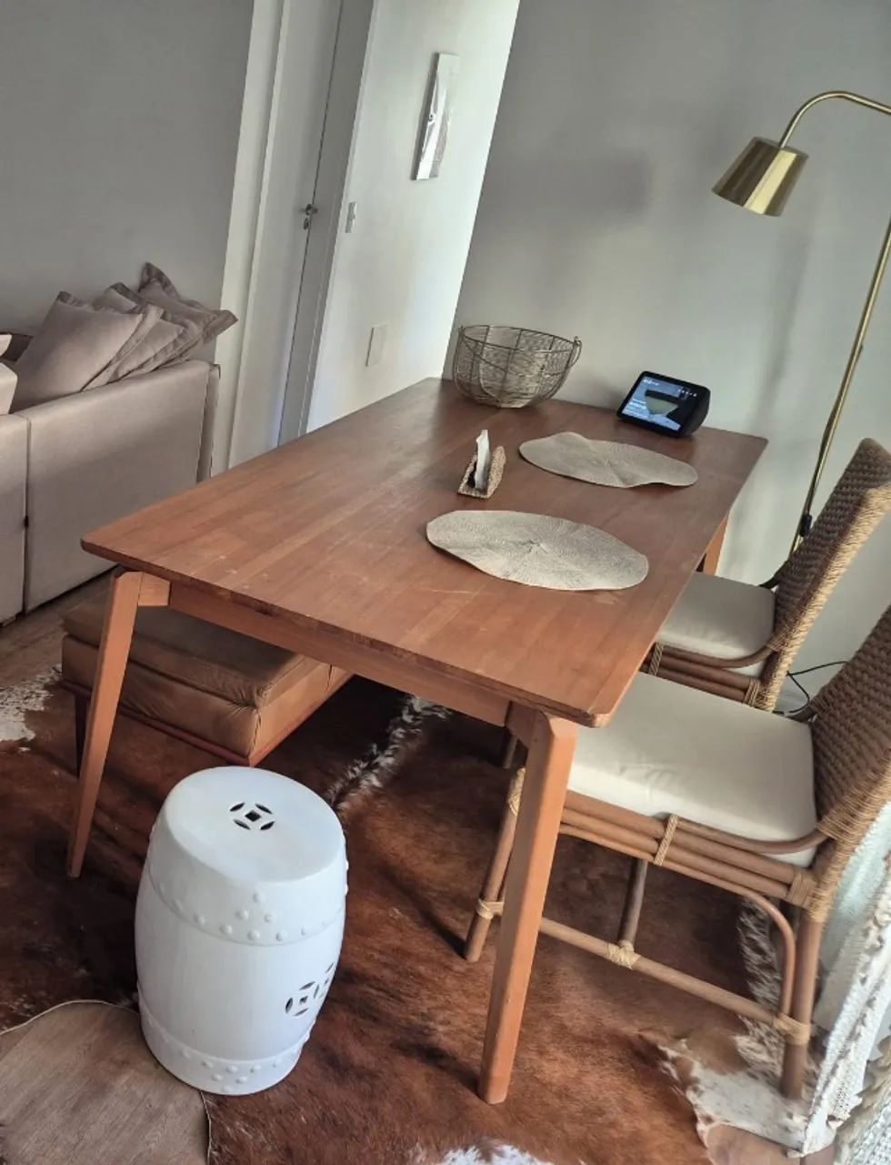Mesa jantar retangular