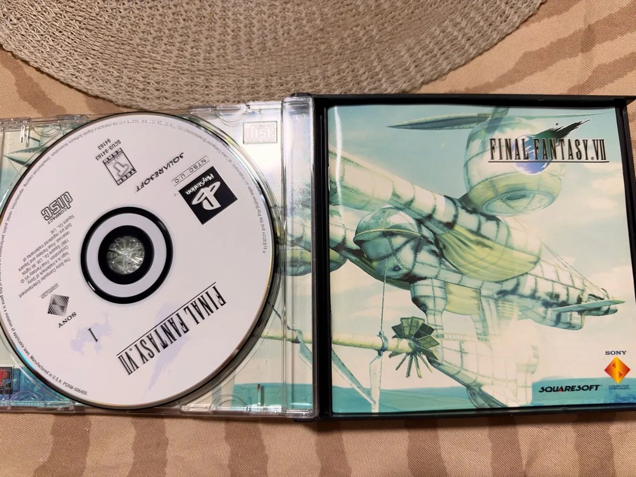 Final fantasy 7 Americano original black label ps1  - Foto 3
