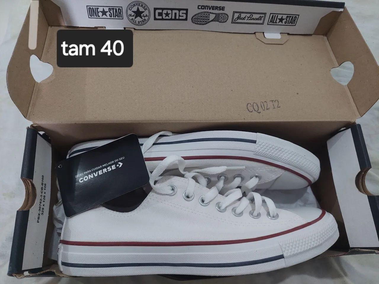All star original na caixa 