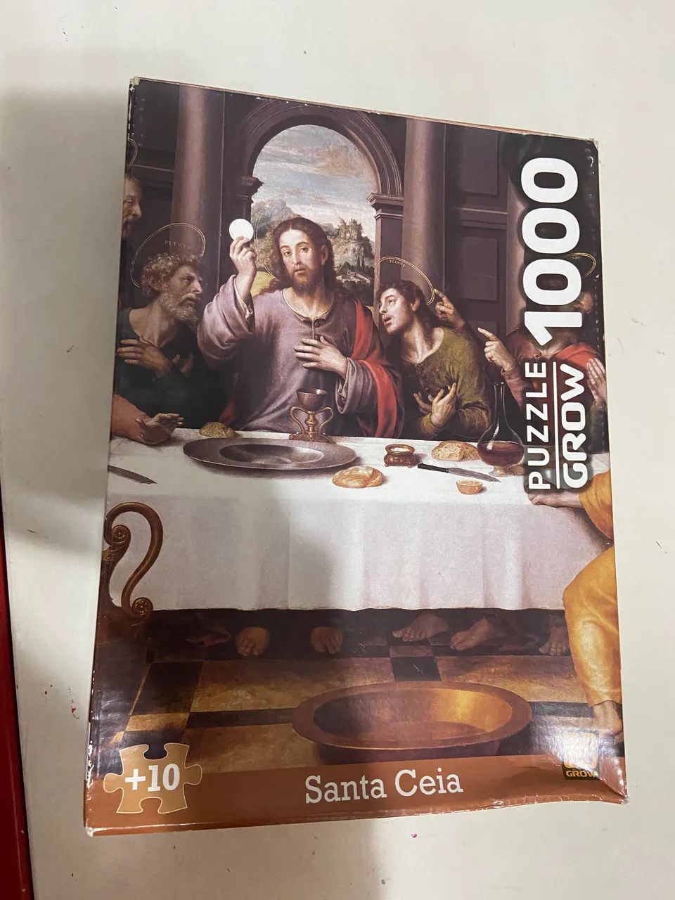 Quebra Cabeça Santa Ceia 1000 peças Grow