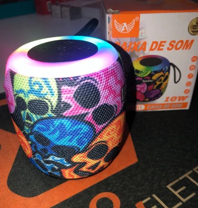 Caixinha de Som com Rádio FM, USB e Bluetooth - Foto 3