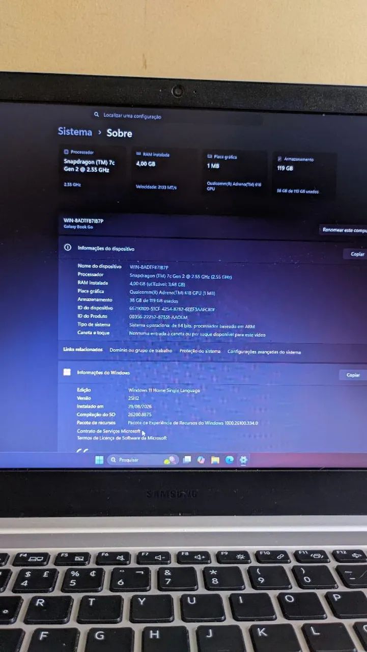 Notebook Samsung Galaxy Book Go - Foto 4