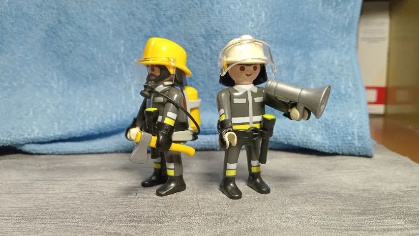 PLAYMOBIL BOMBEIRO E O CHEFE - COLECIONE. - Foto 2