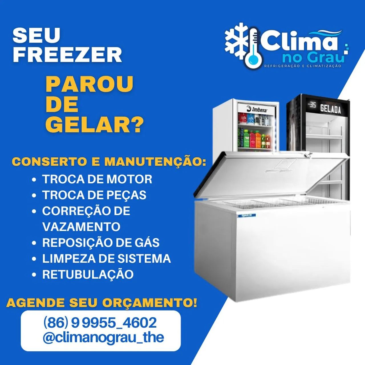 Conserto de freezer 