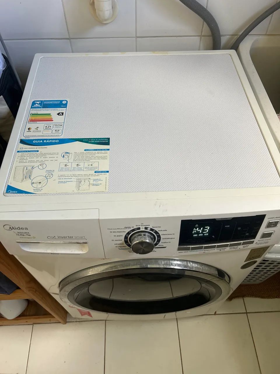 Lava e seca midea 10,2kg - Foto 4