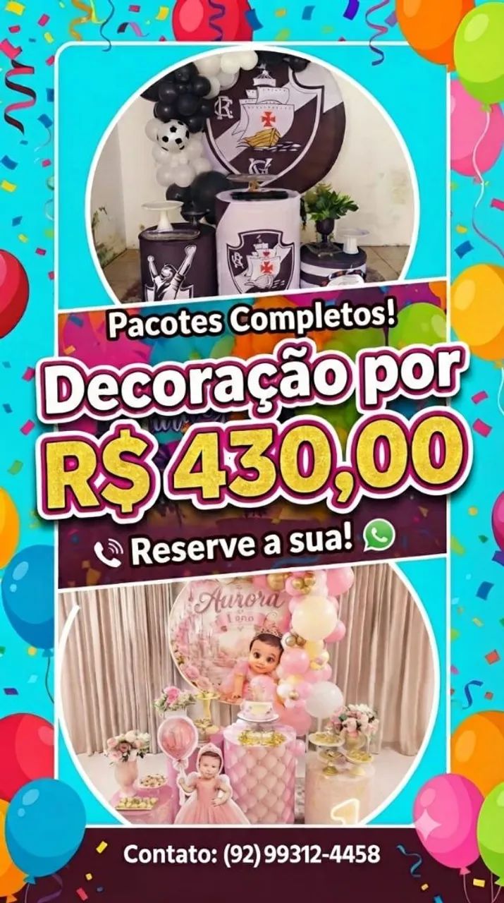 Decoração de aniversário