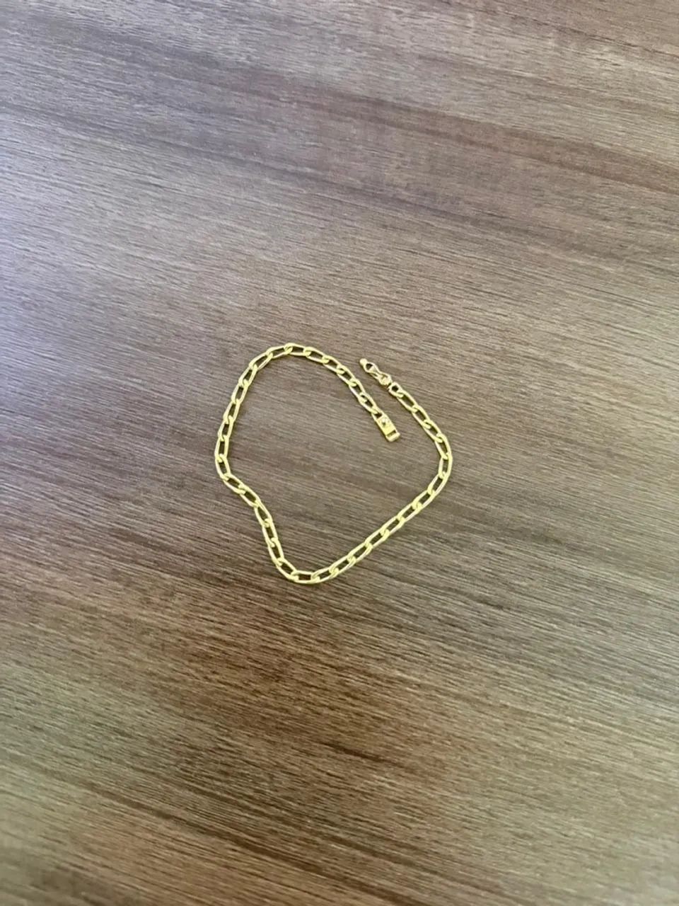 Pulseira ouro 18k 20cm 5.2g - Foto 4