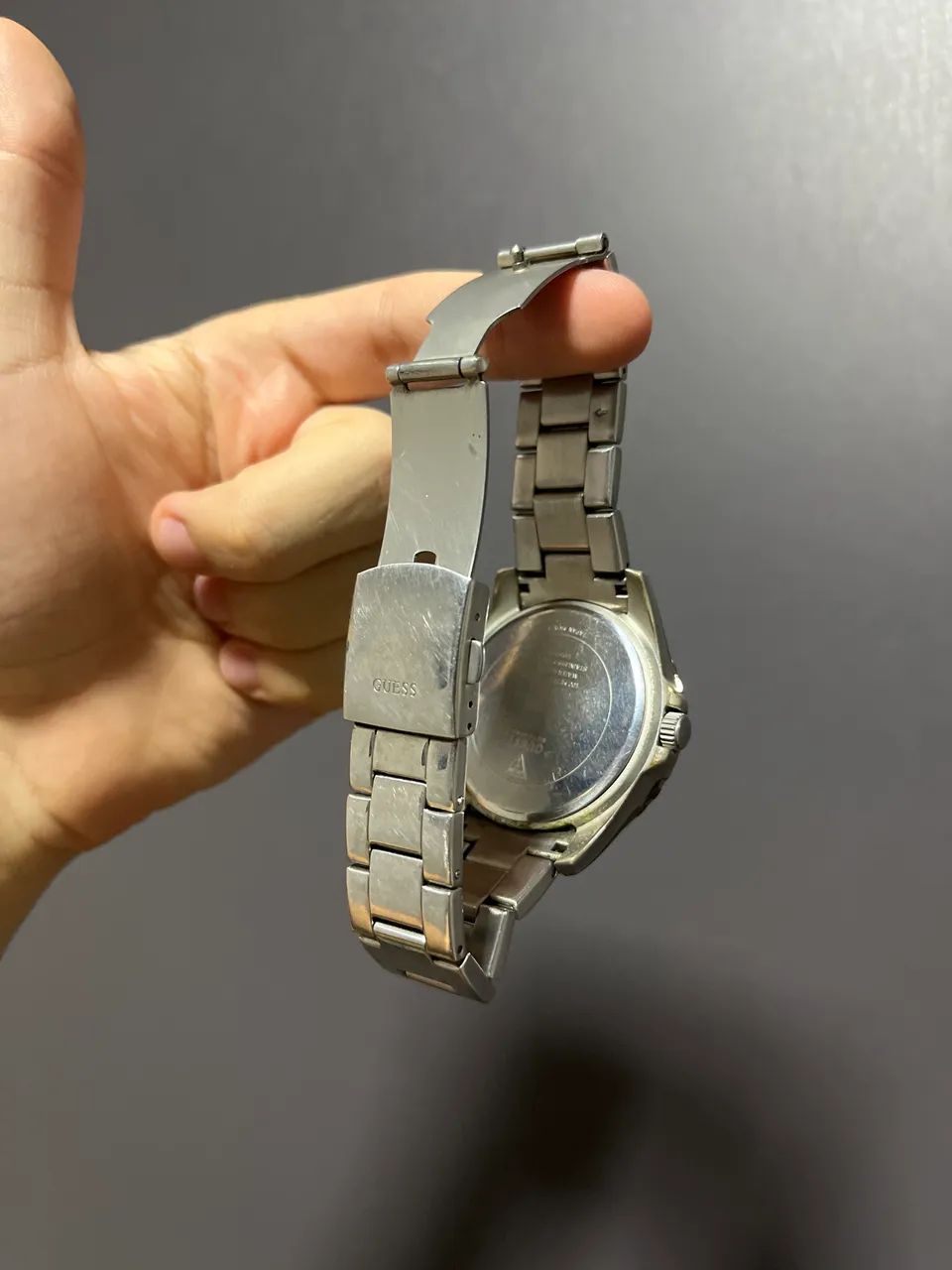 Relógio Guess Masculino Original Aço Inox - Foto 2