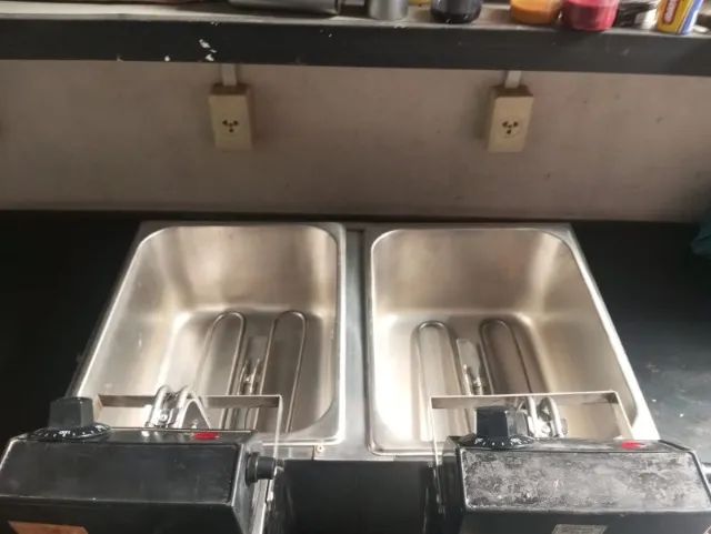 Fritadeira de bancada dupla 10 litros - Foto 2