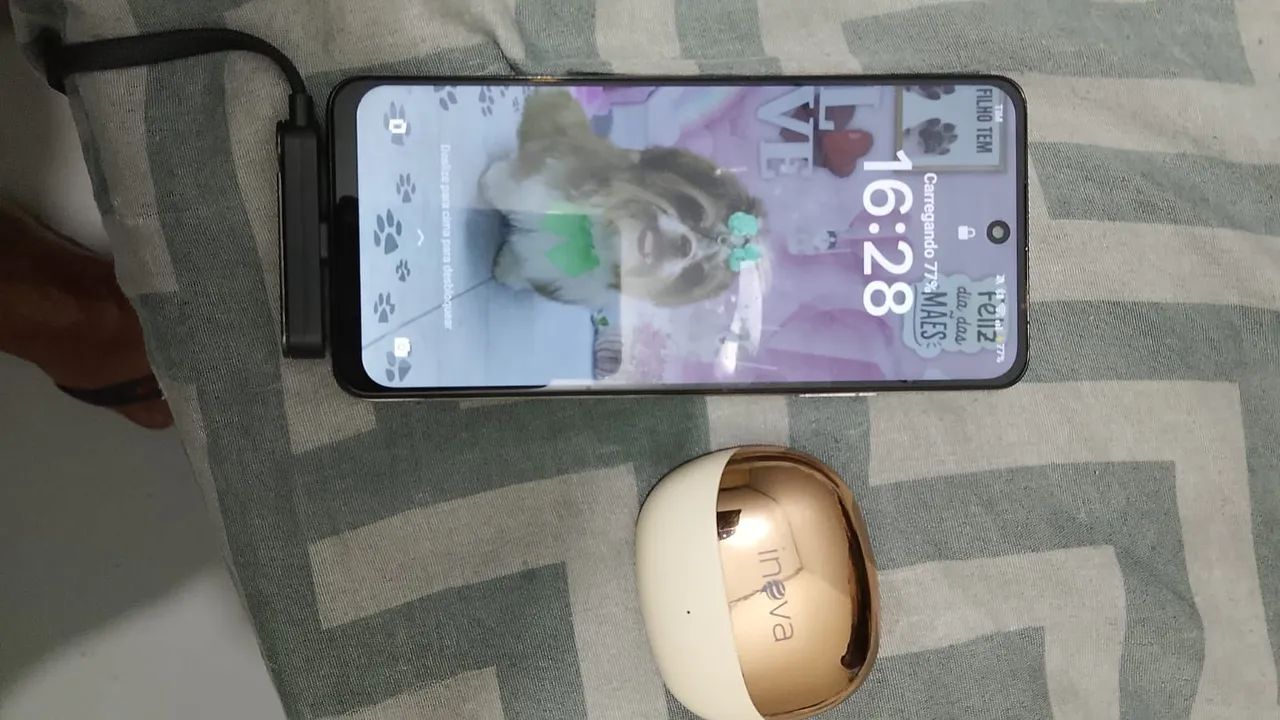 Vendo um celular realme e um fone de ouvido bluetooth  - Foto 3