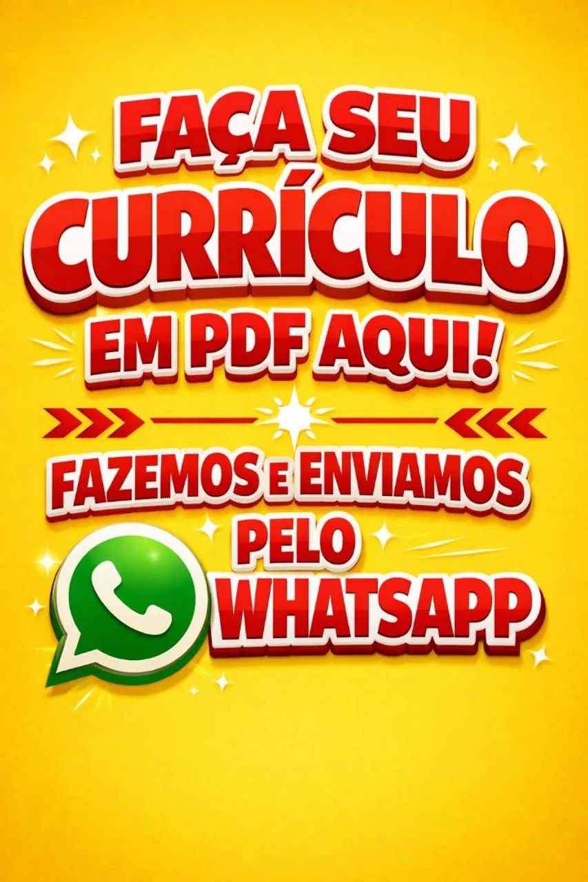 Fazemos seu currículo em pdf