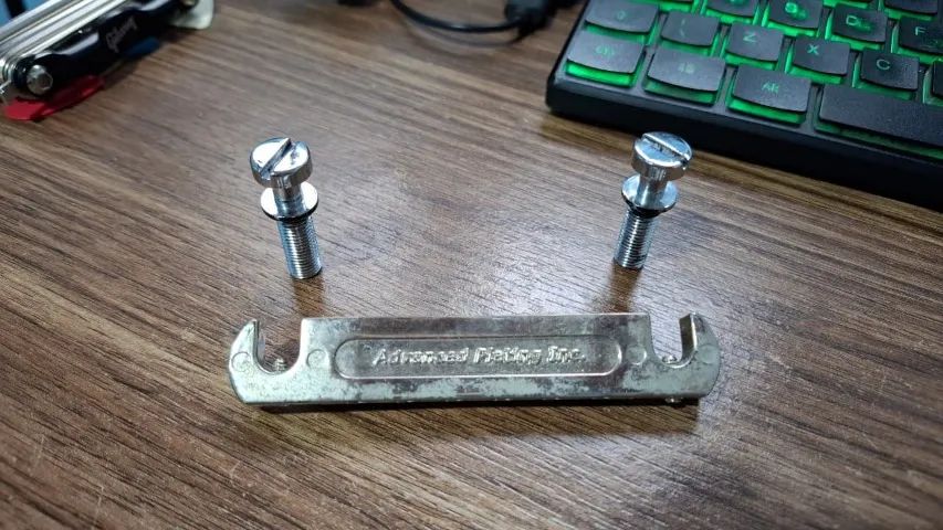 Ponte Stopbar Tailpiece Mojo Axe Para Guitarras Gibson - Foto 4