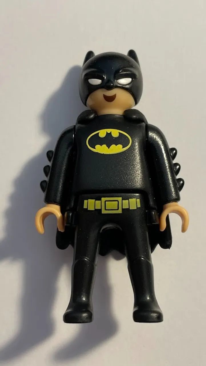 Playmobil Kinder - Batman e Robin - lote 2 bonecos - altura 5 cm - DC comics - Foto 3