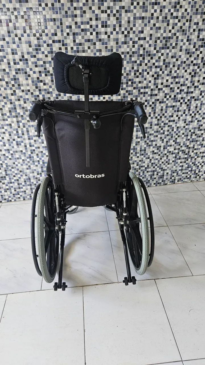 Cadeira de Rodas Ortobras Reclinável - Postural - Foto 3