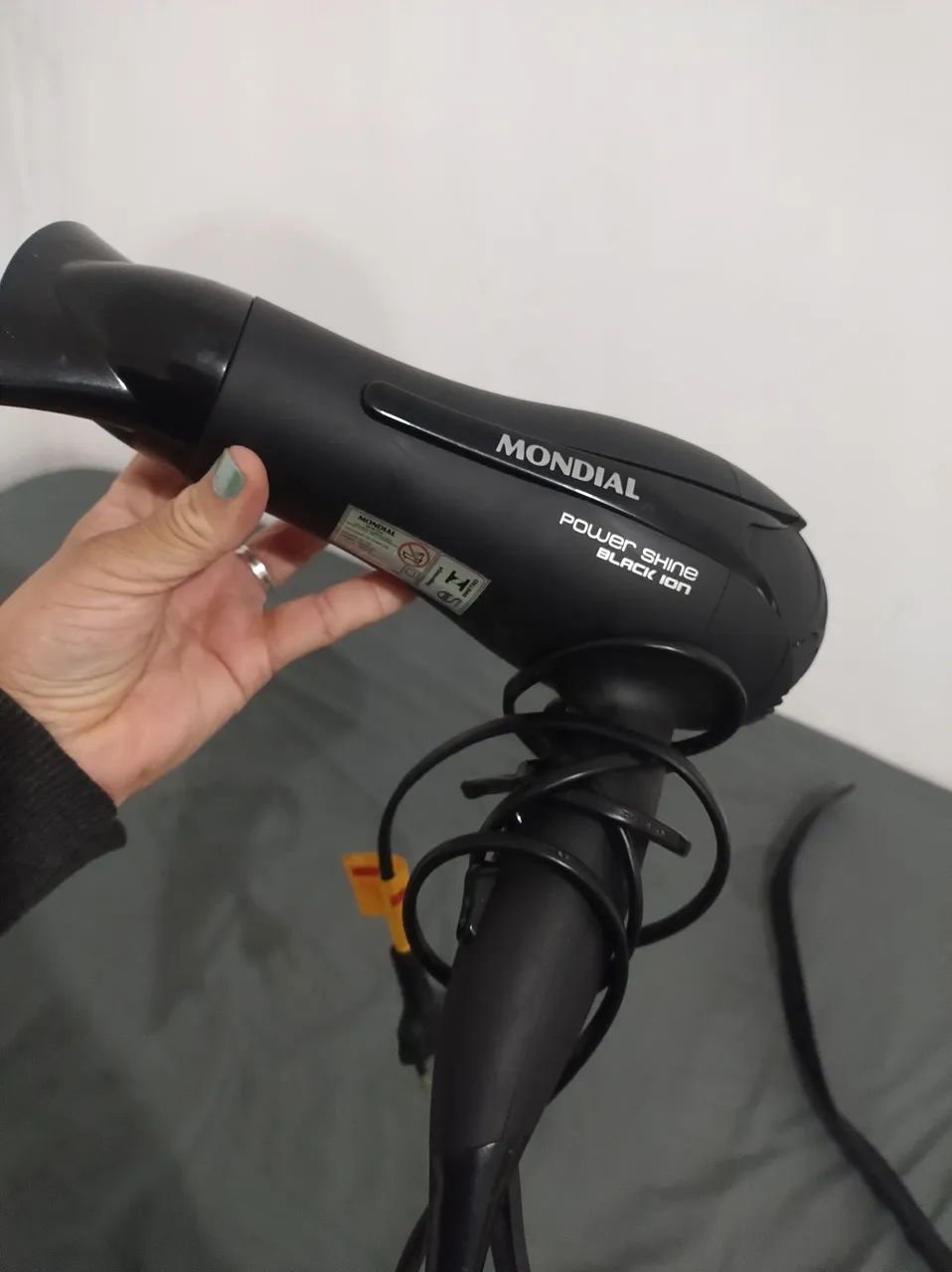 Secador Mondial Power Shine Black Ion - 2000W - Foto 2
