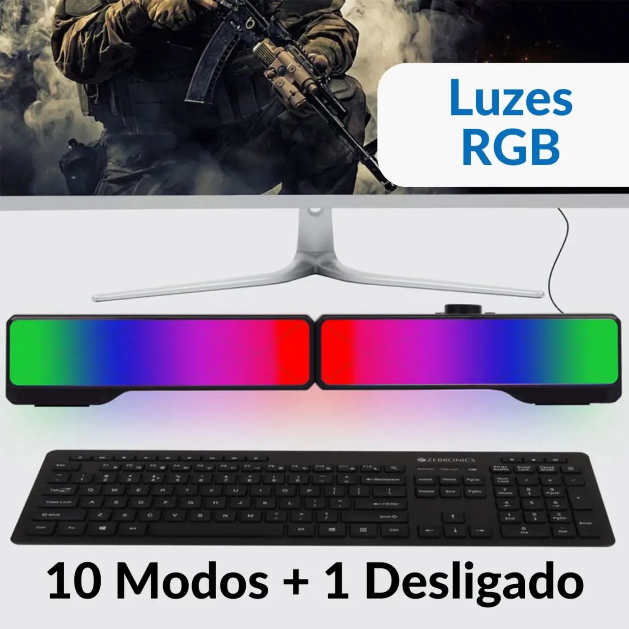 Caixa De Som Para PC Knup Horus - Foto 3