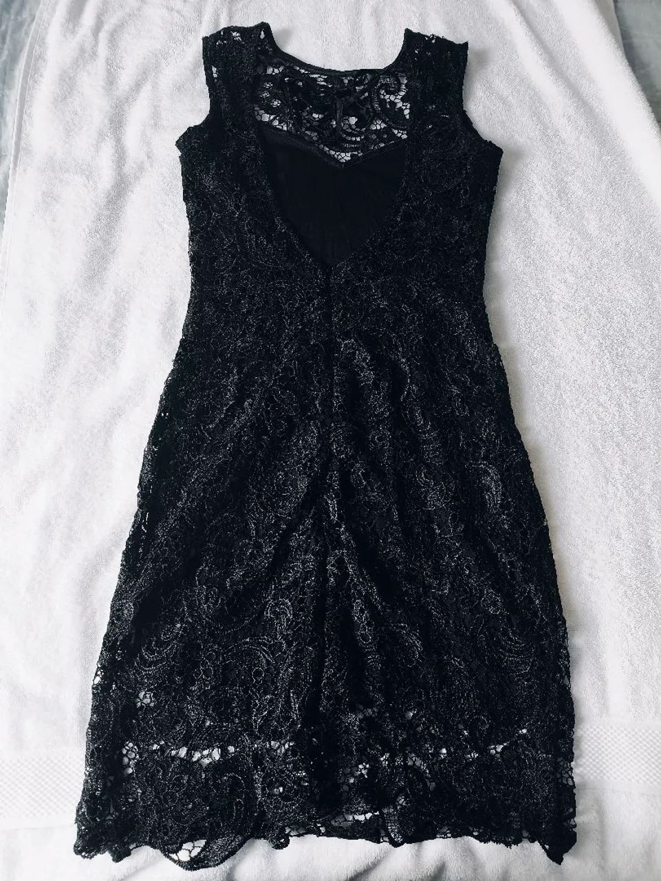 Vestido preto renda 