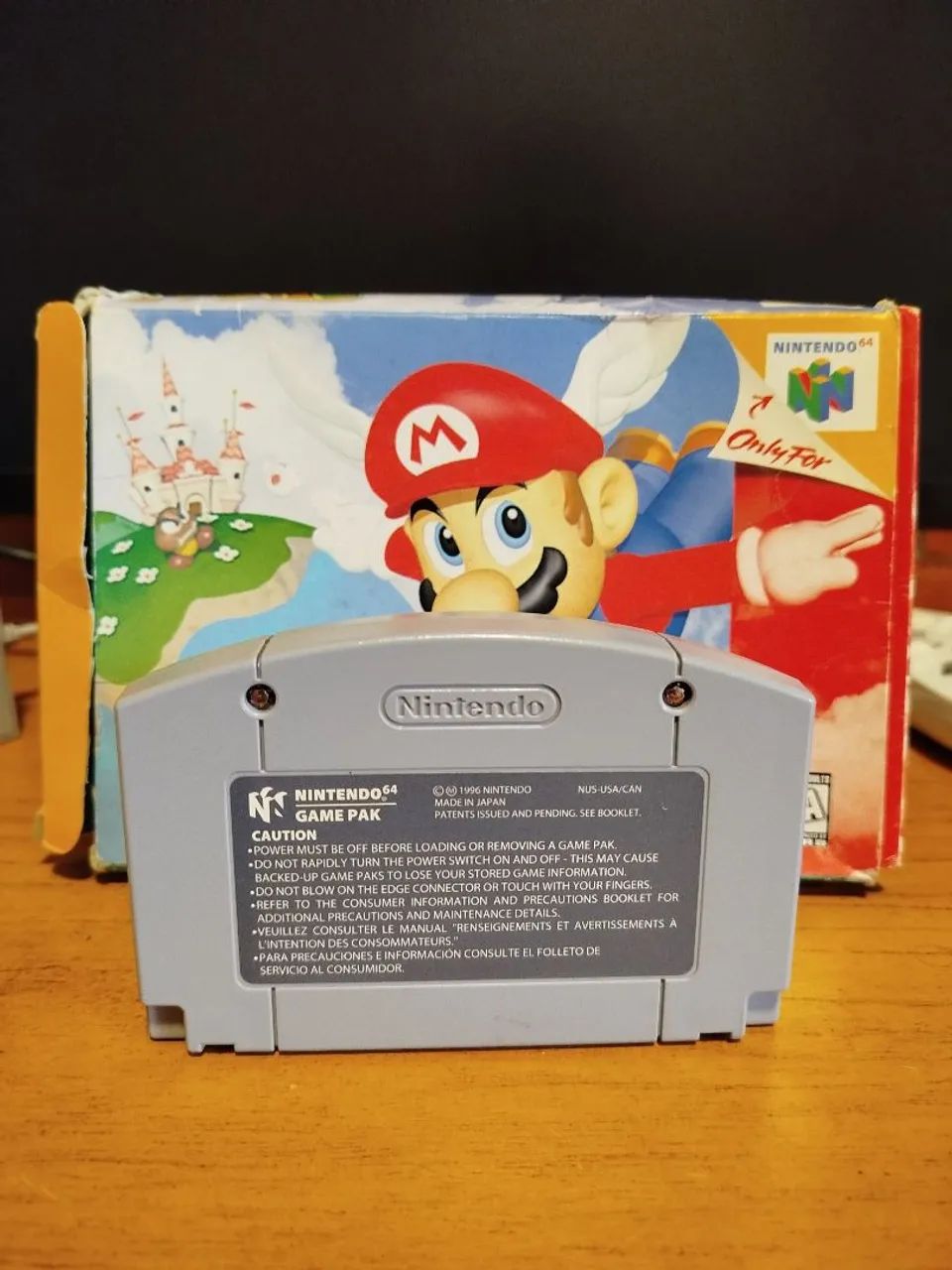 SUPER MARIO 64 + CAIXA ORIGINAL - Foto 3