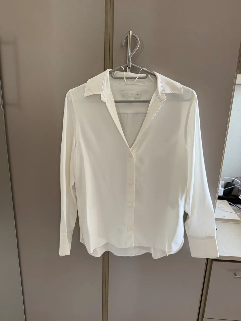 Camisa Zara off white P