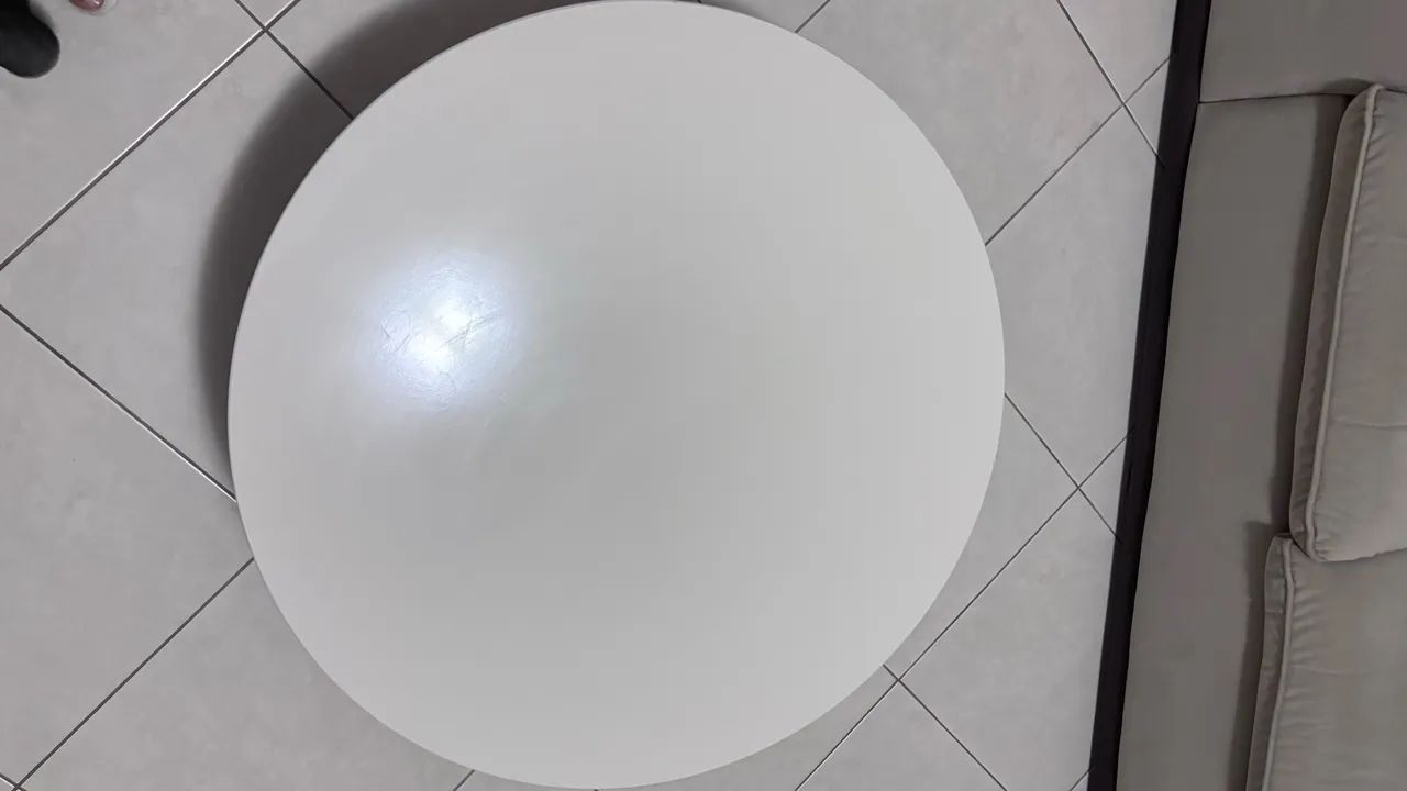 Mesa de centro laqueada/branca