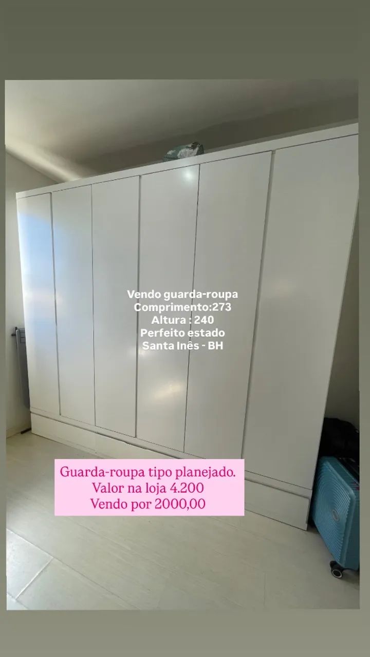 Guarda-roupa tipo planejado