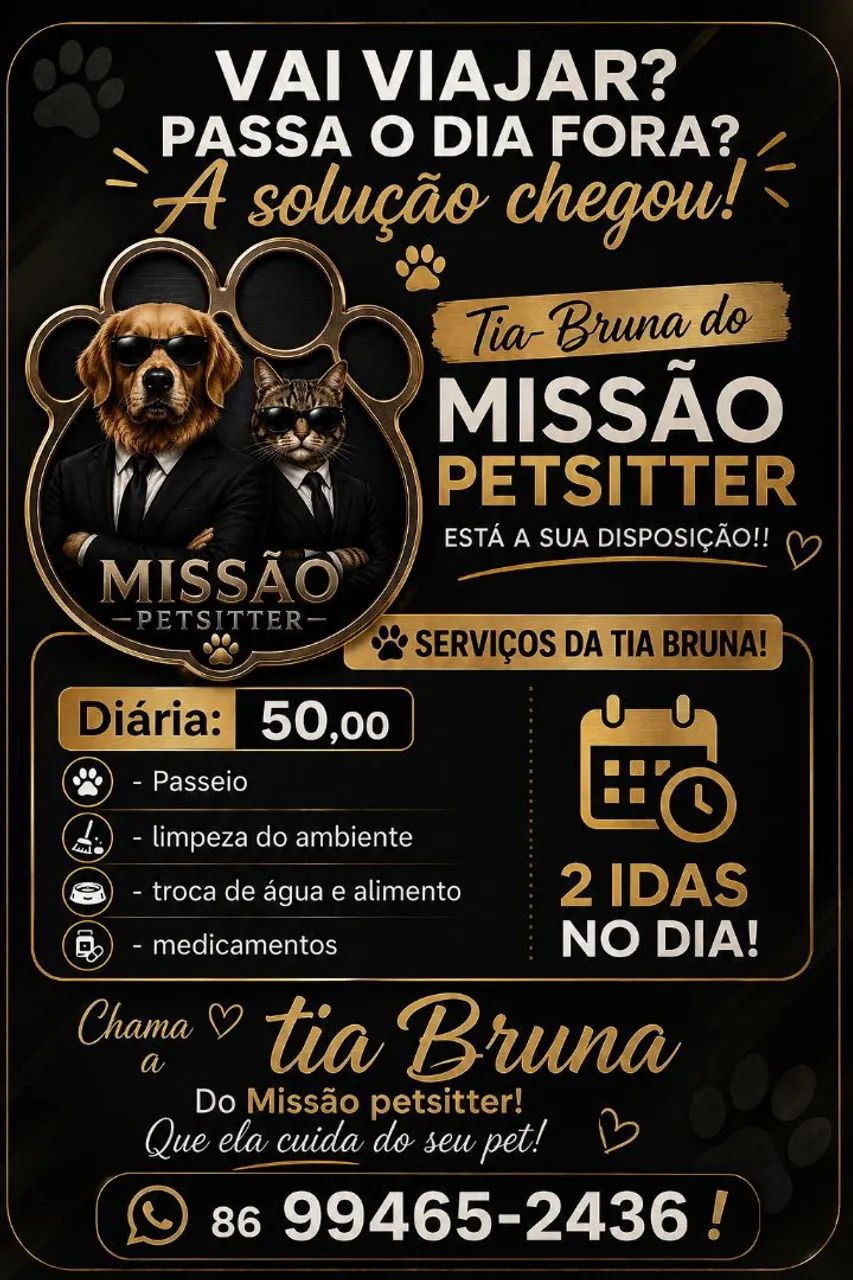 Babá pet! 