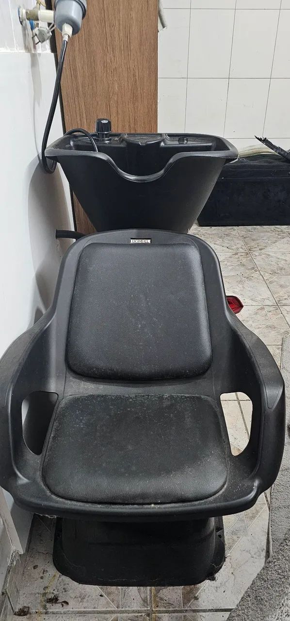 Lavatorio, cadeira e carrinho de salão  - Foto 2