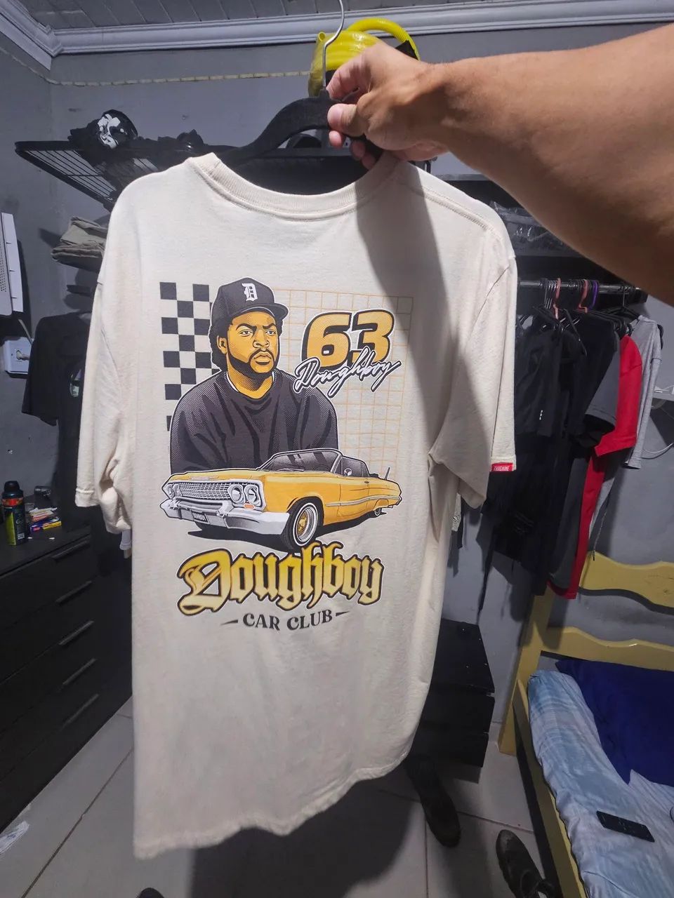 CAMISETA THUG NINE BEGE  - Foto 2