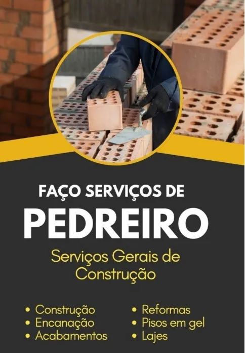 Presto serviços de construção em geral