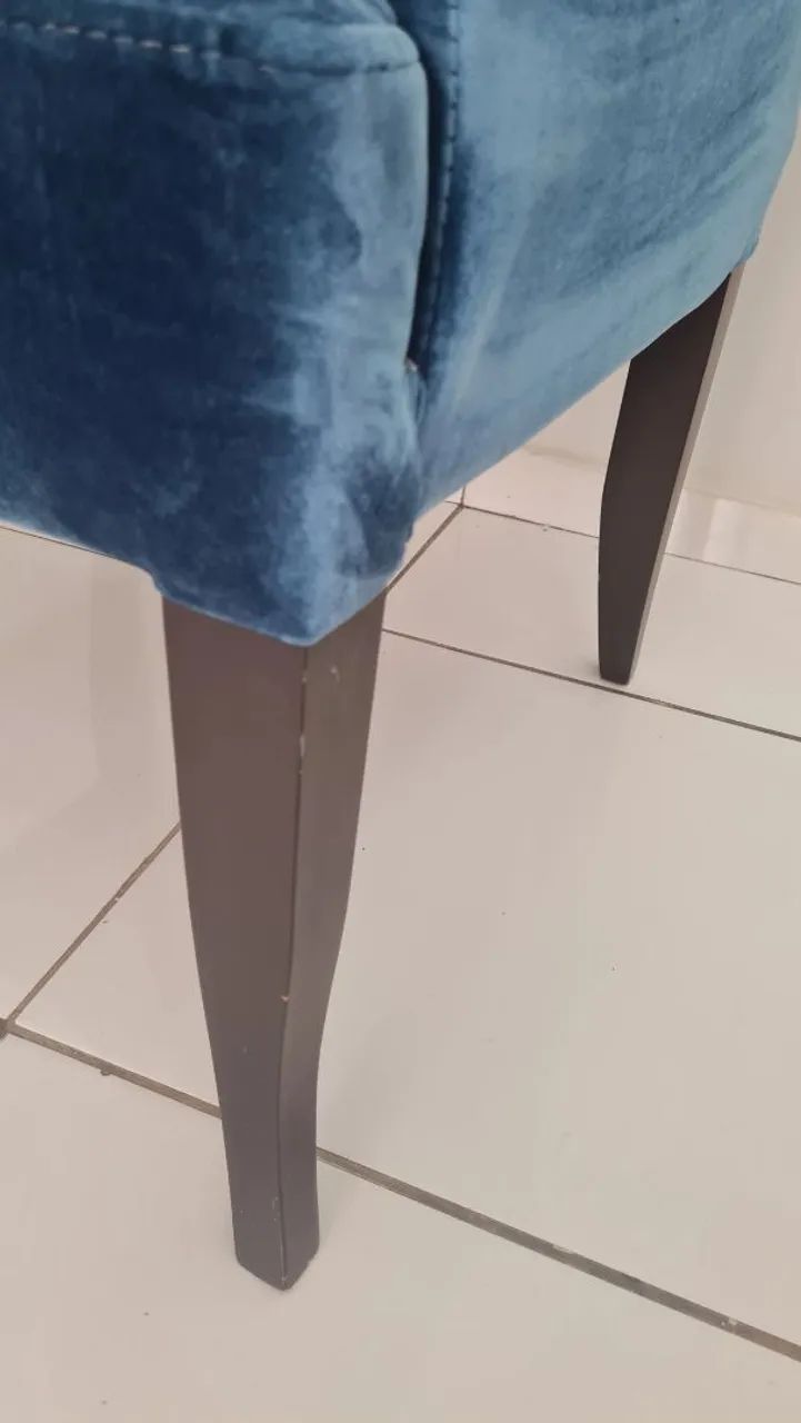 Poltrona azul petróleo  - Foto 5