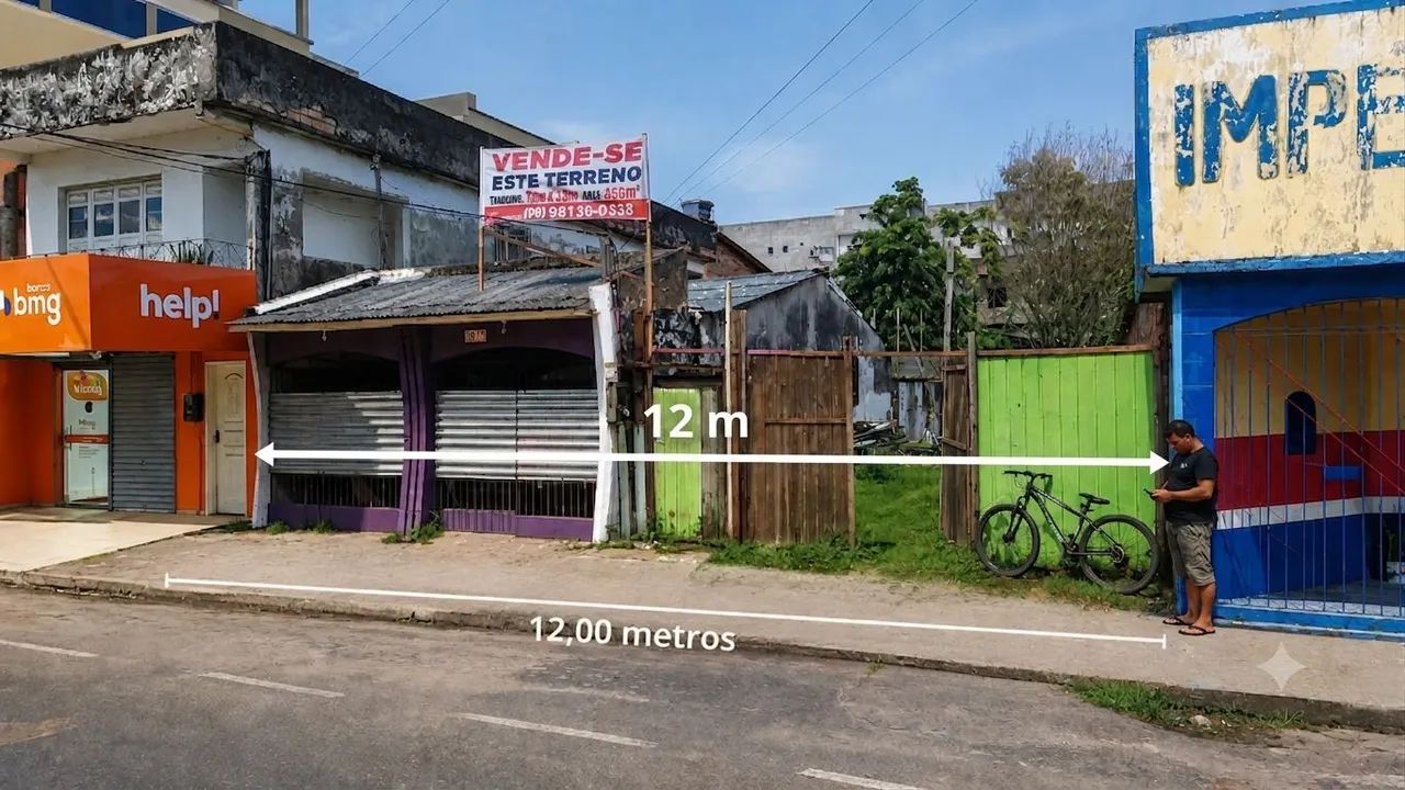 TERRENO TAMANHO 12m X 38 m - Foto 2