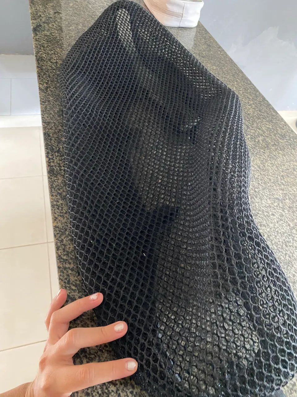 Capa de malha 3D para banco de moto - Foto 4