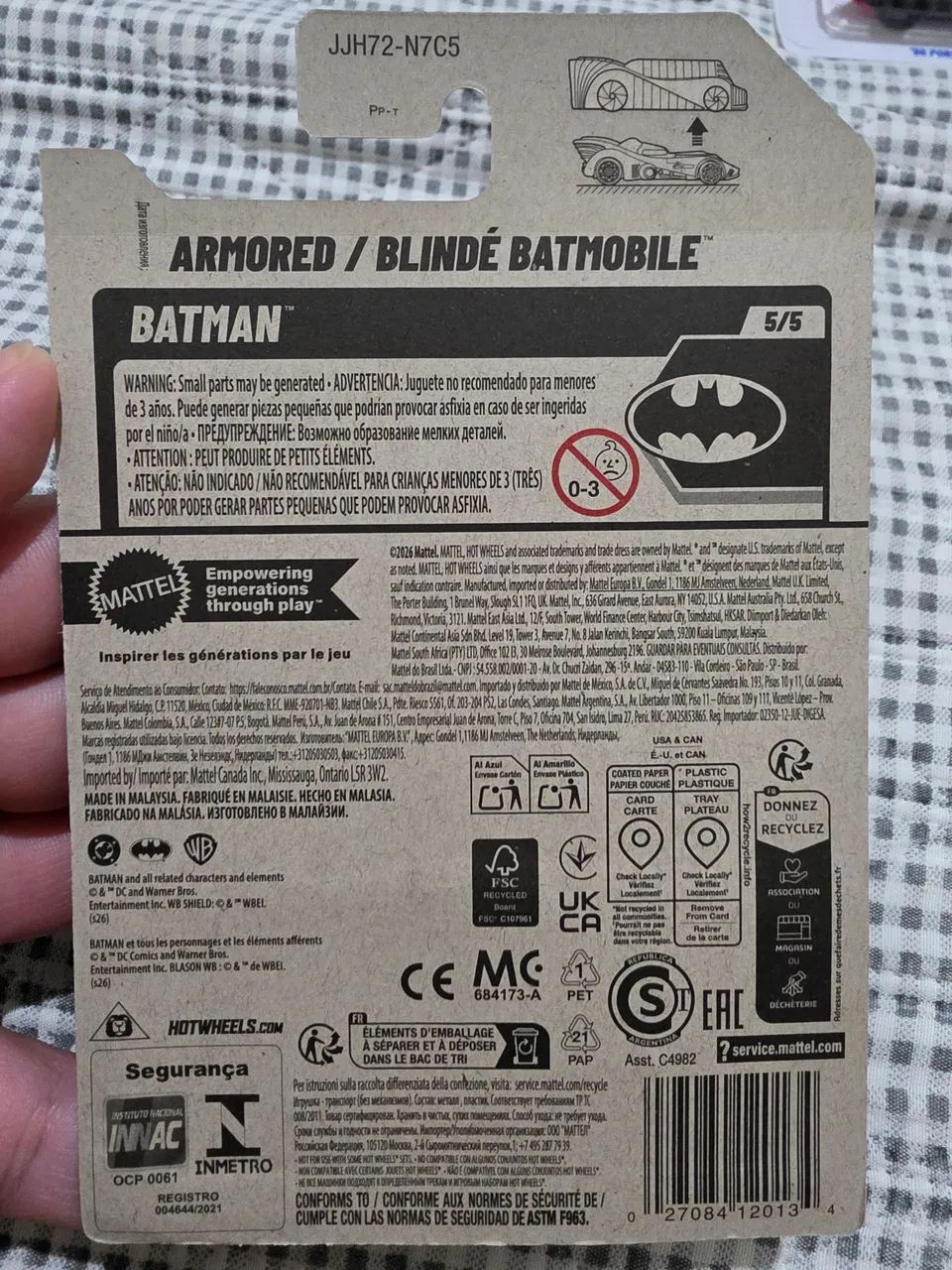 Armored/Blindé Batmobile Hotwheels - Foto 2