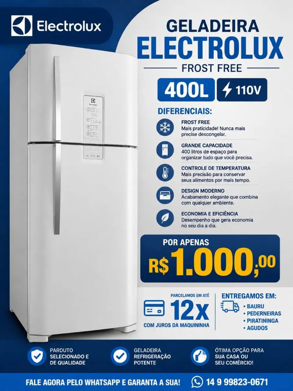 Geladeira Electrolux 