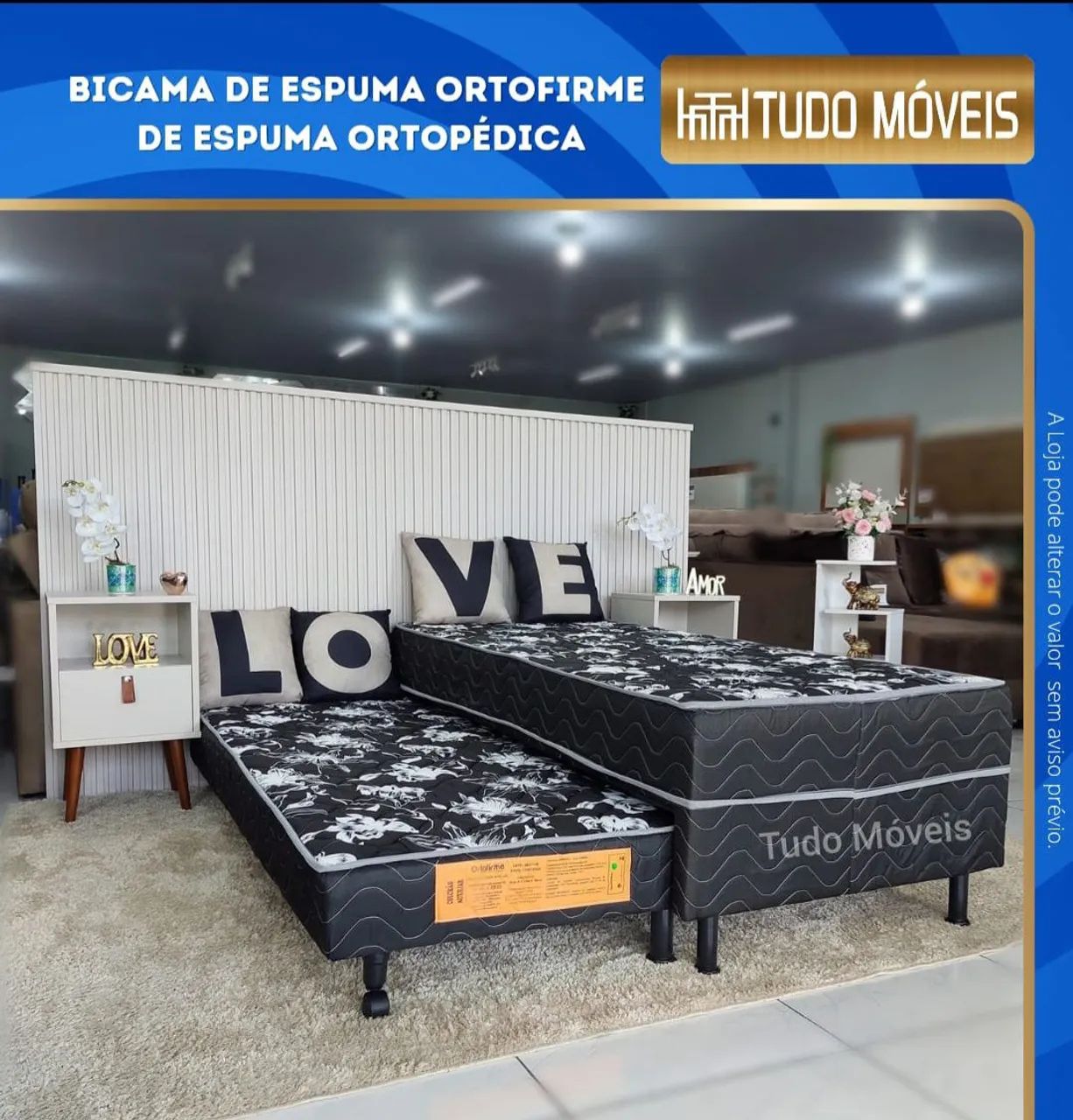 Bicama Solteiro semi ortopédica 