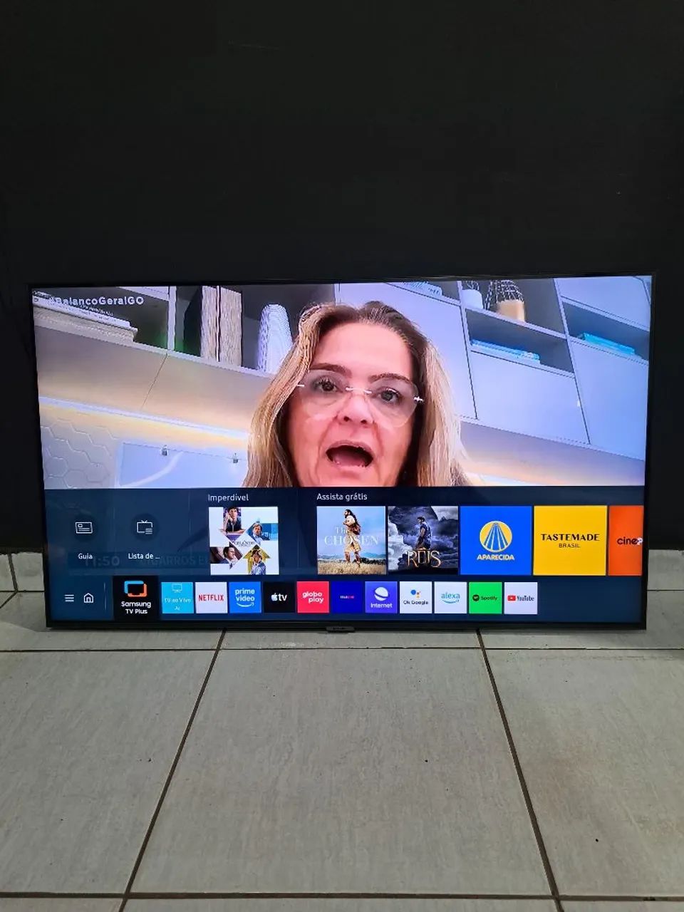Smart tv Samsung 55 polegadas led 4k com Xbox games 