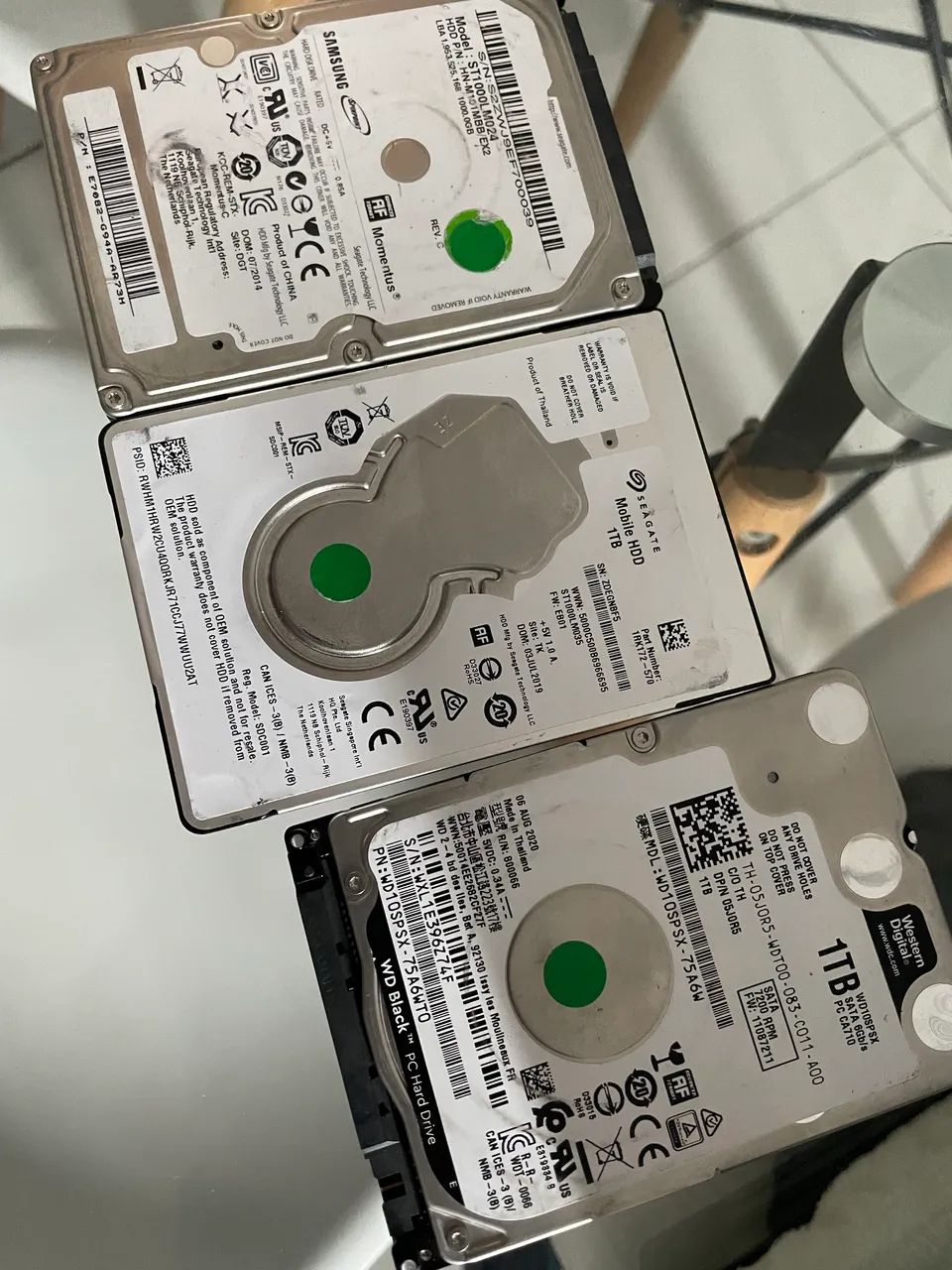 Kit 3 Hds 1 TB notebook  - Foto 3