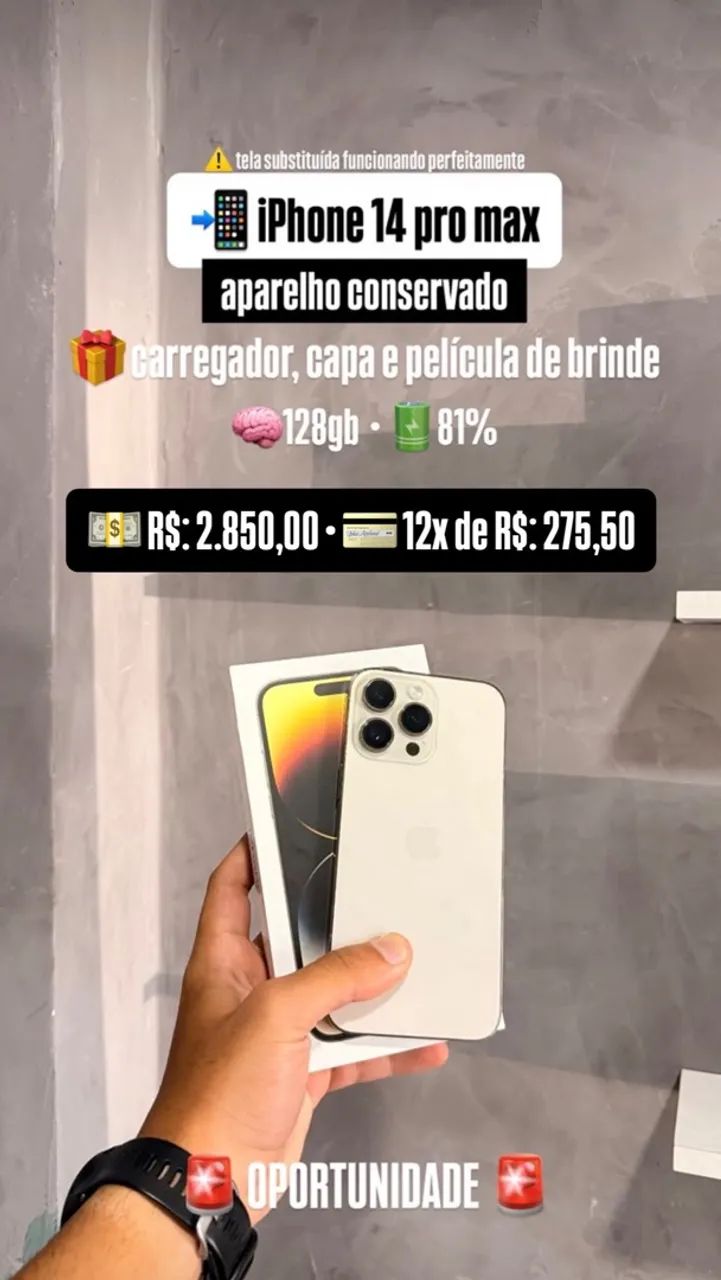 iPhone 14 Pro Max, 128GB (GARANTIA DE 2 MESES