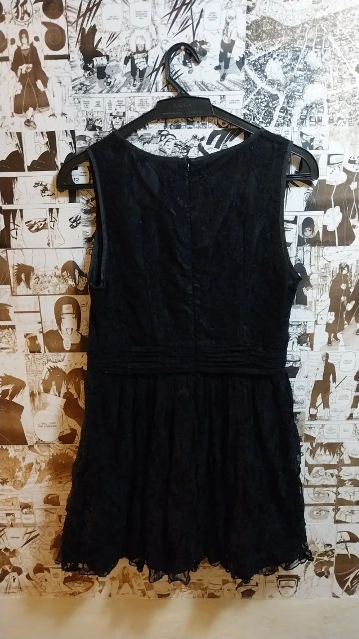Vestido Preto com Renda e Forro - Elegante e Versátil - Foto 3
