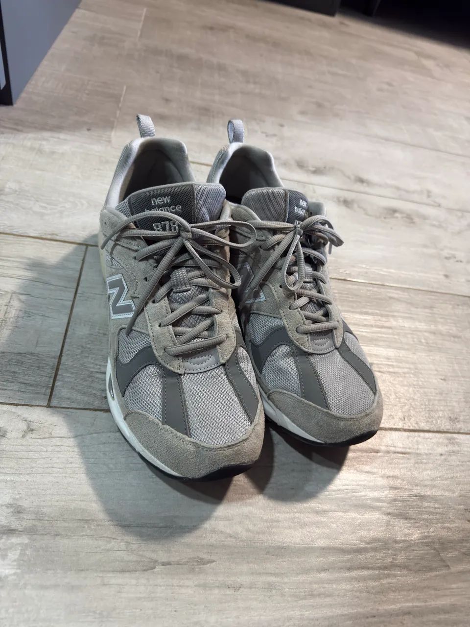 New Balance Tênis 878 de Camurça / Cinza - Foto 2