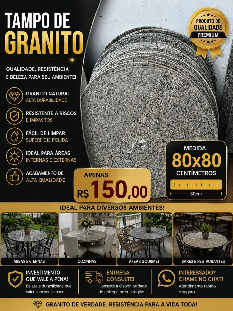 TAMPO DE GRANITO 