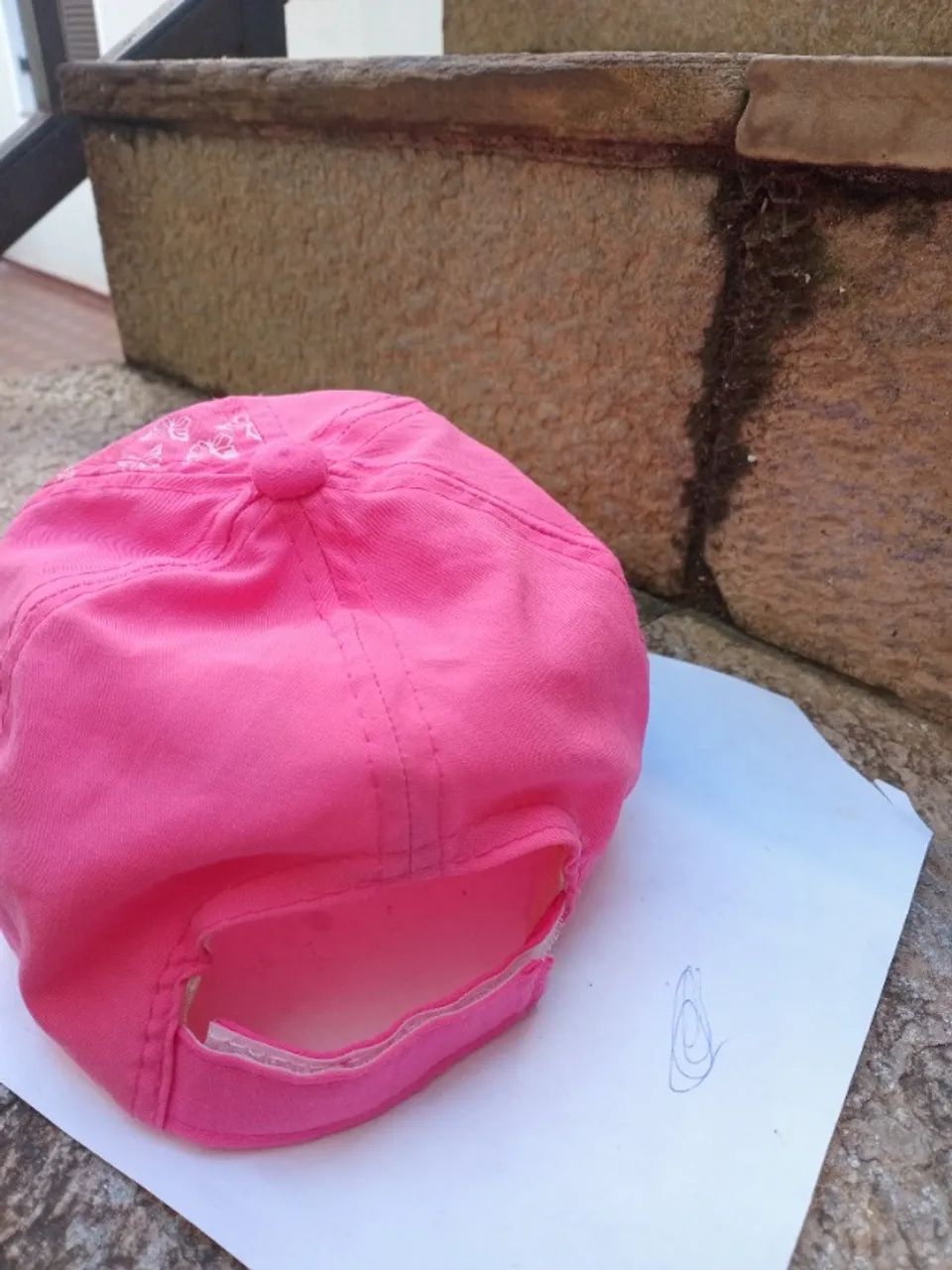Boné rosa escrito ANGEL infantil - Foto 2