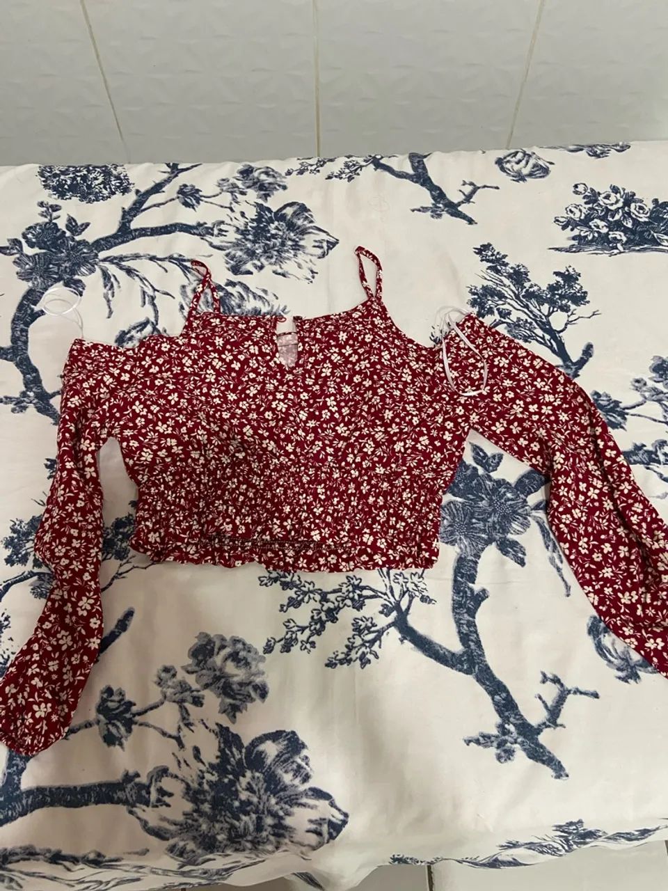Blusa infantil floral 