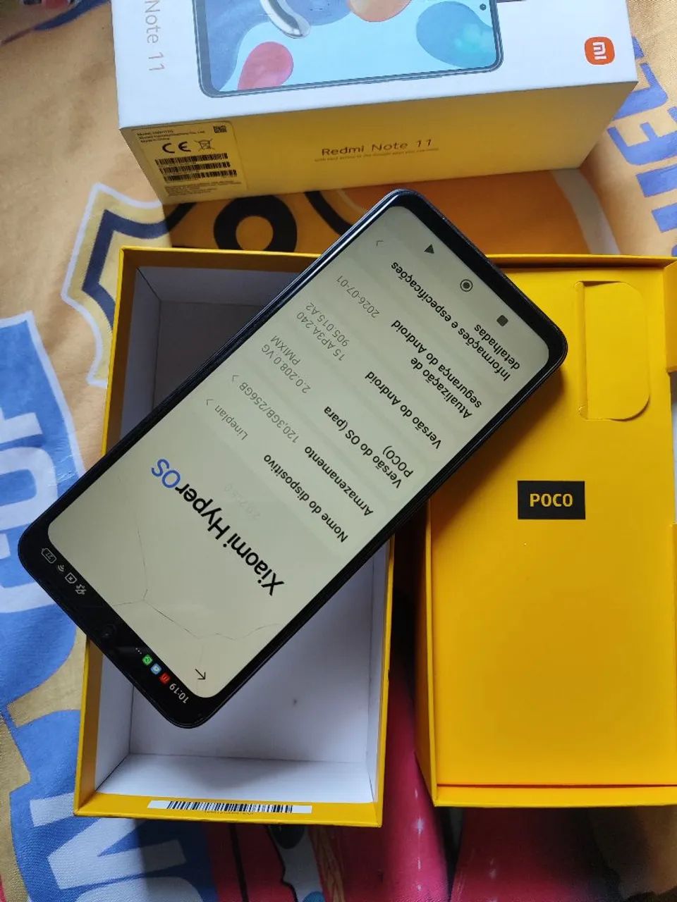 Celular POCO semi novo 256GB câmera 50 megas - Foto 3