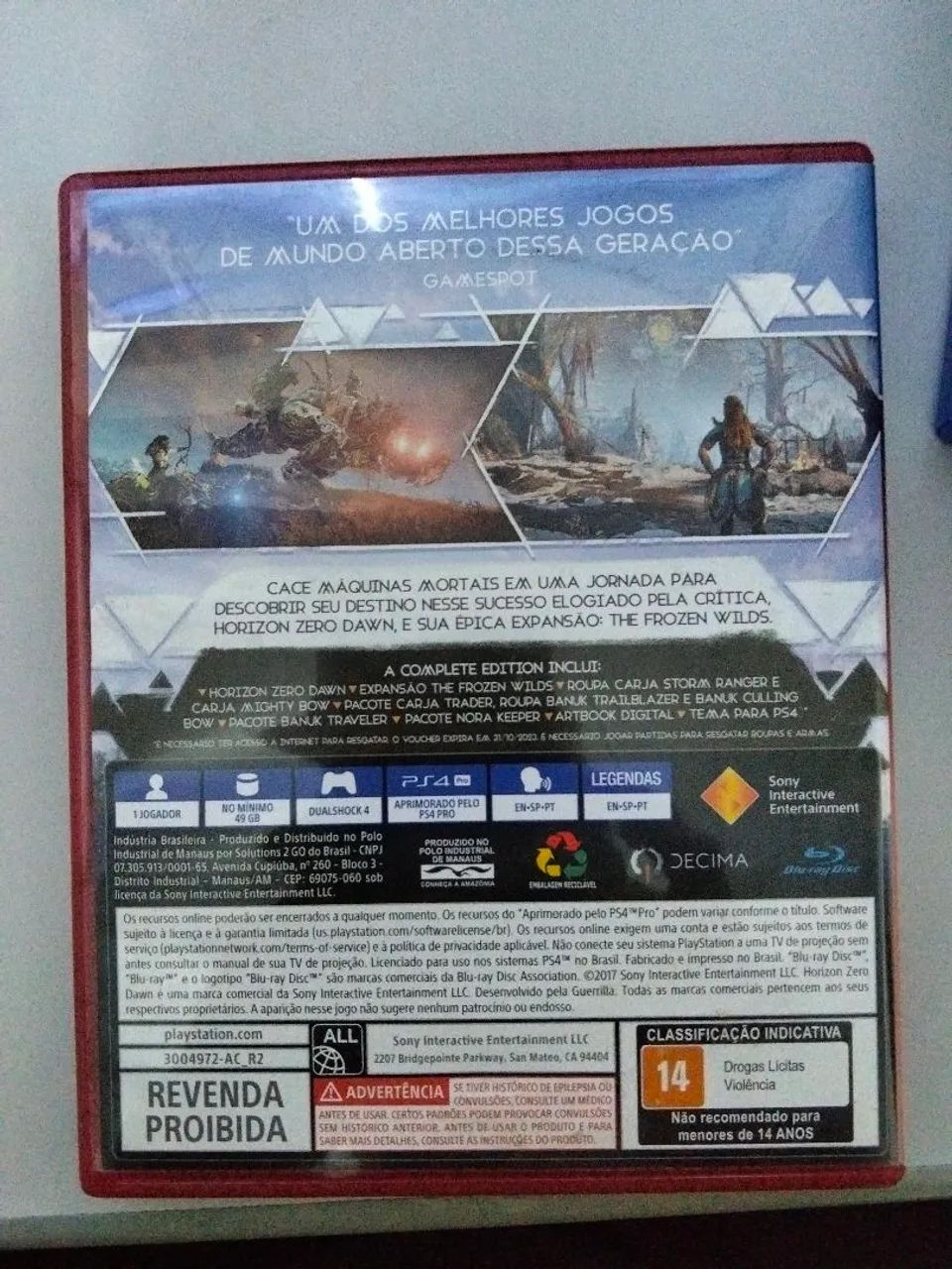 HORIZON ZERO DAWN PS4 MÍDIA FÍSICA  - Foto 2