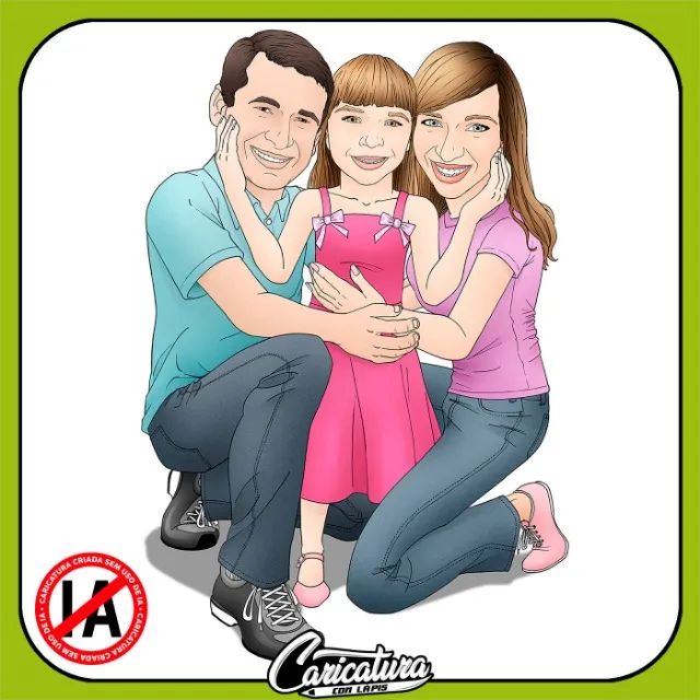 Caricaturas personalizadas sem uso de IA - Foto 5