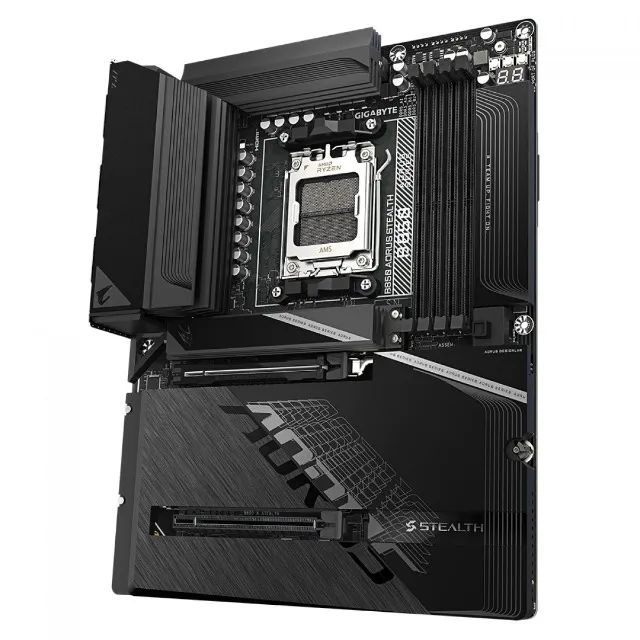 Placa Mãe Gigabyte B850 Aorus Stealth AMD AM5, ATX, WiFi, bluetooth, DDR5 nova - Foto 4